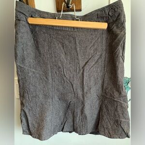 Reitmans Charcoal Textured Skirt